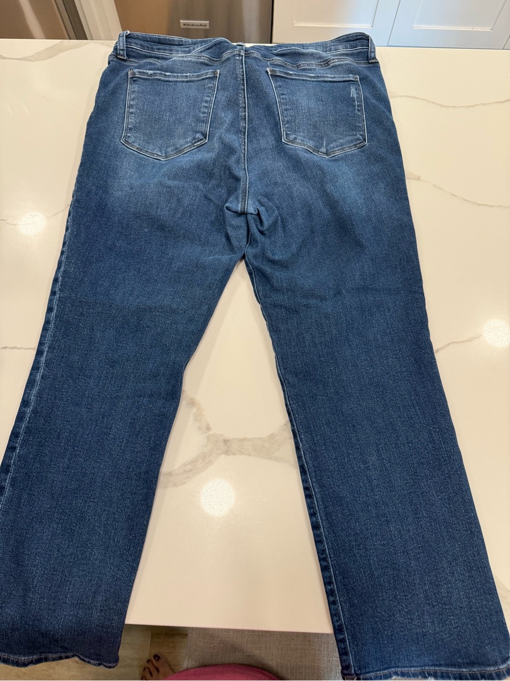 Kut from the Kloth Medium Blue Flared Jeans - Picture 3 of 5